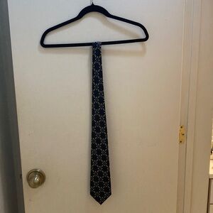 Elegant Blue Patterned Men's Tie